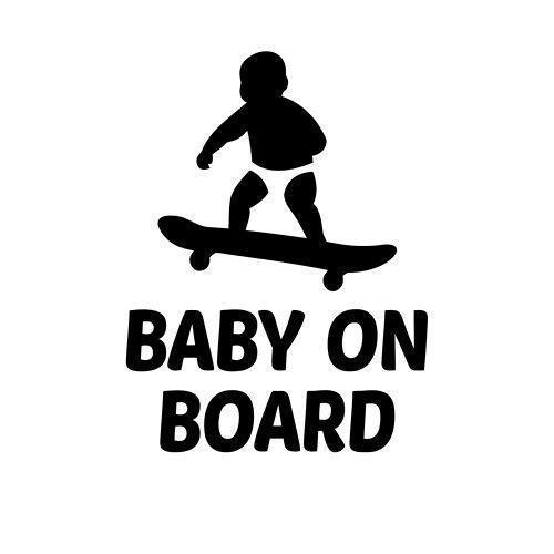 Αυτοκόλλητο Baby on Board No13