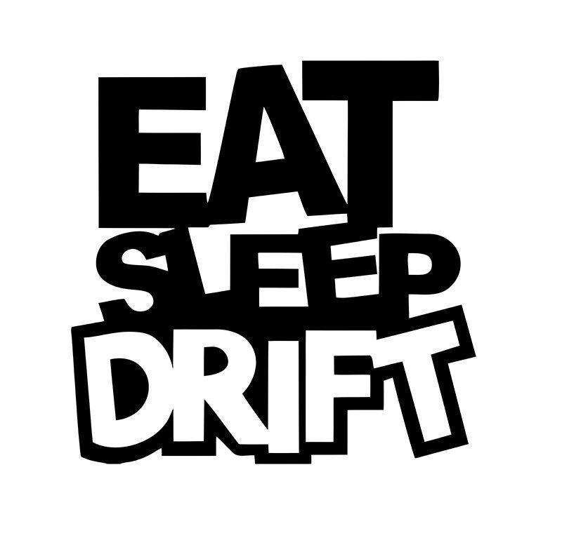 Αυτοκόλλητο Eat Sleep Drift