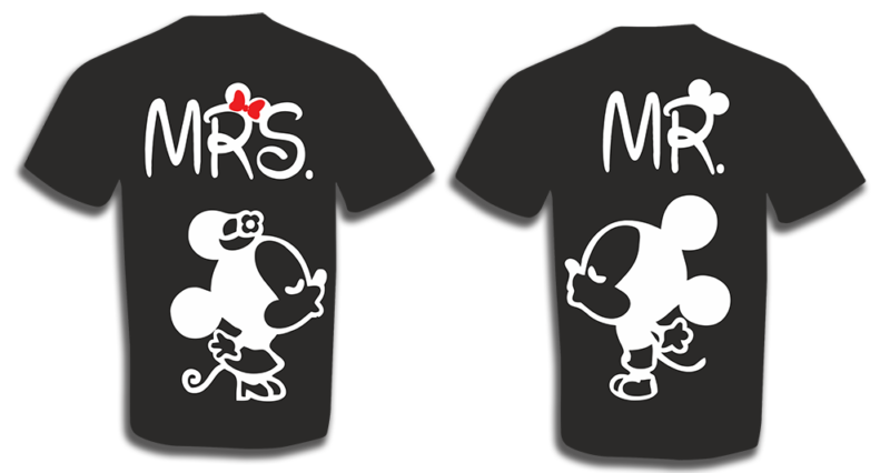 T-shirt Mrs and Mr