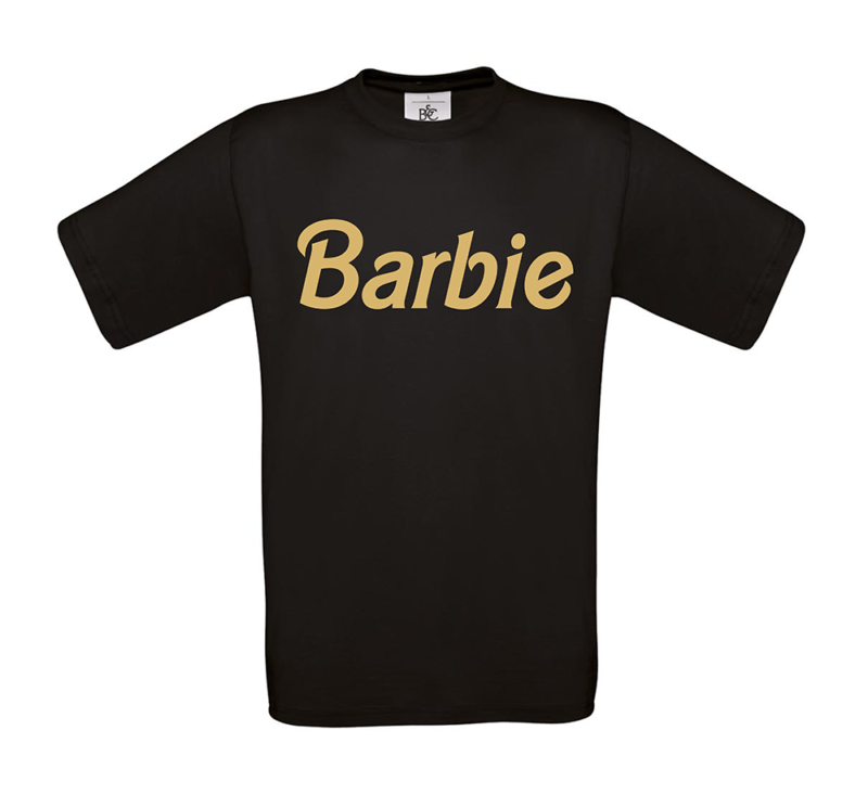 T-shirt Barbie Gold