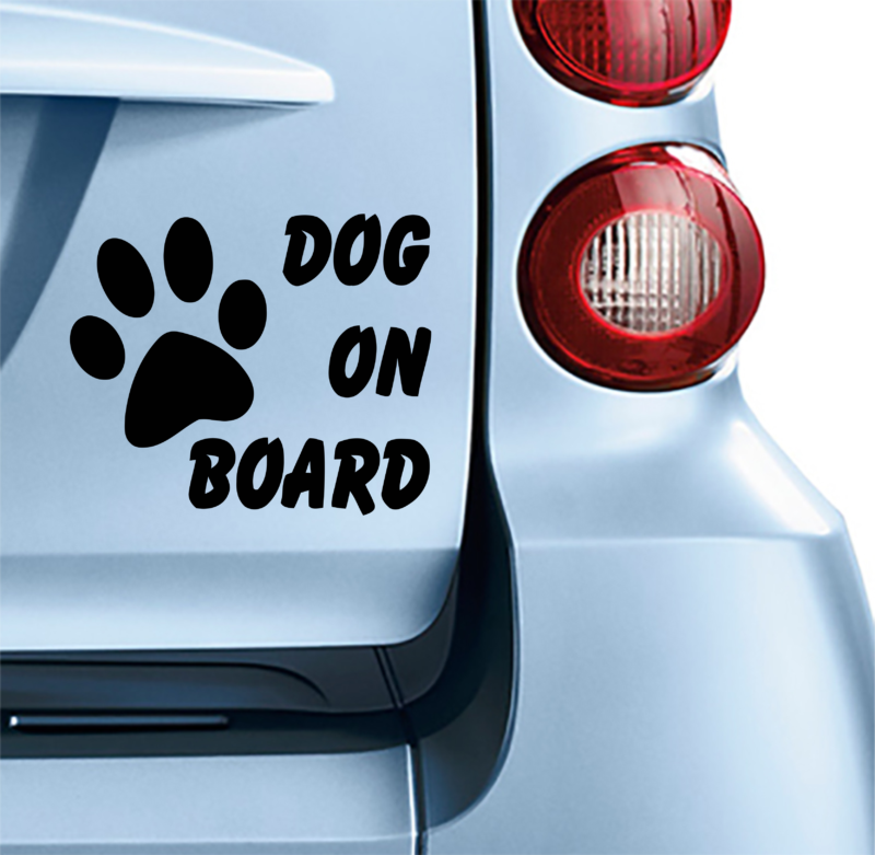 Αυτοκόλλητο Dog on Board Κωδ.:4372