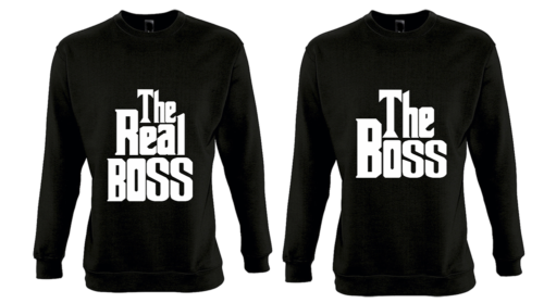 Φουτερ The boss and the Real boss (σετ 2 τεμ.)  Κωδ.:5422