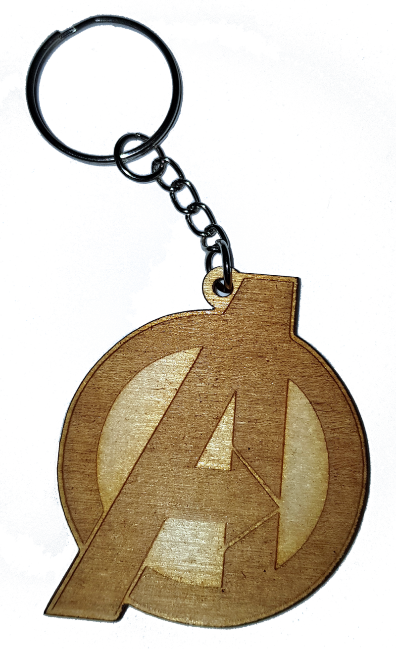 Ξύλινο μπρελόκ Avengers Κωδ.:6197