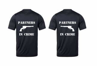 T-shirt Partners in Crime (σετ 2 τεμ. ) Κωδ.:19724