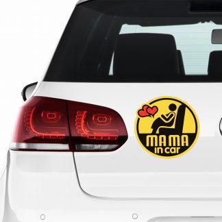 Αυτοκόλλητο Mama in car  Κωδ.:34872