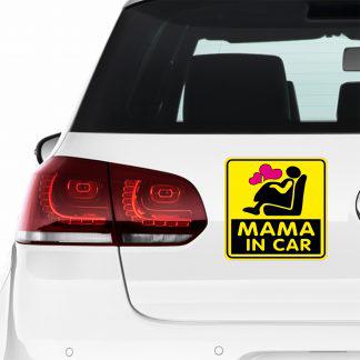 Αυτοκόλλητο Mama in car  Κωδ.:34876
