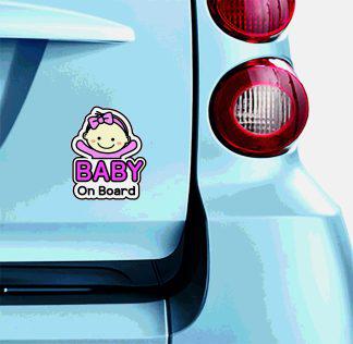 Αυτοκόλλητο Baby on Board No 138 Κωδ.:39919