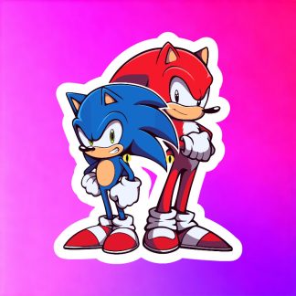 Αυτοκόλλητο Knuckles and Sonic Κωδ.:48510